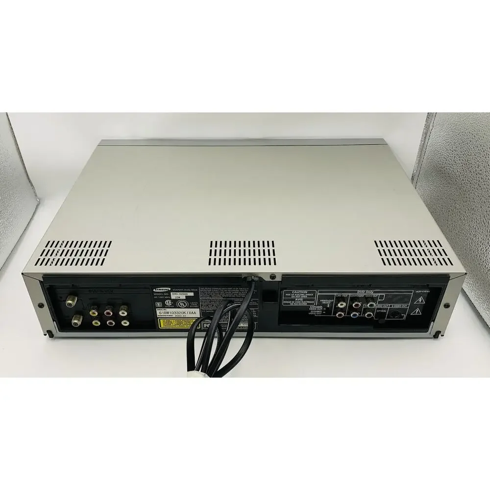 Samsung DVD-V2500 VHS DVD Combo 4 Head Hi-Fi S-Video Optical 480P 480I Recorder